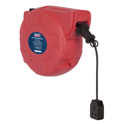 [CRM151] 15m Retractable Cable Reel System 1 x 230V