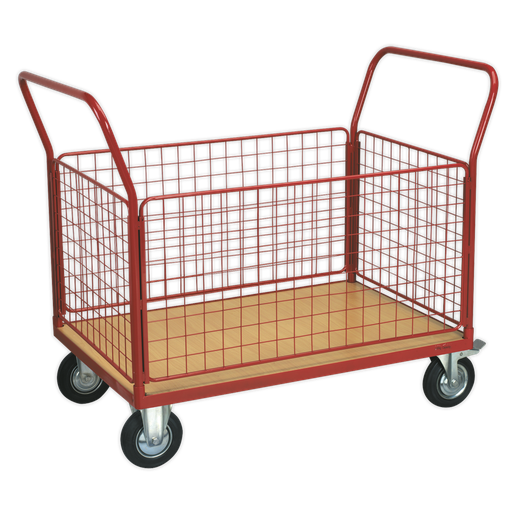 [CST773] Platform Truck with 4 Removable Sides 1200 x 800mm - 300kg Capacity