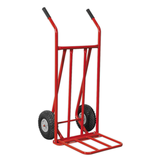 [CST800] Folding Sack Truck with Pneumatic Tyres 150kg Capacity