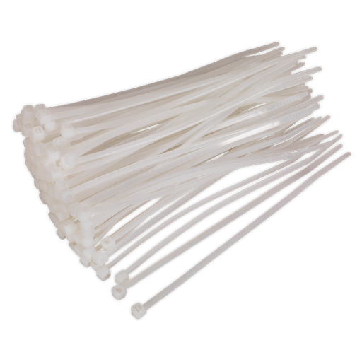 [CT15036P100W] Cable Tie 150 x 3.6mm, White - Pack of 100