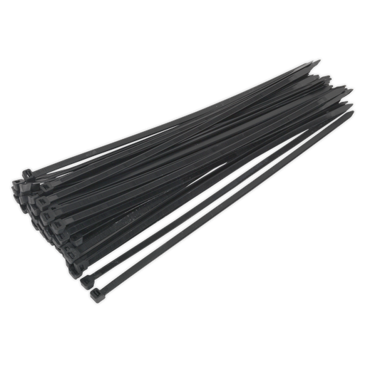[CT35076P50] Cable Tie 350 x 7.6mm, Black - Pack of 50