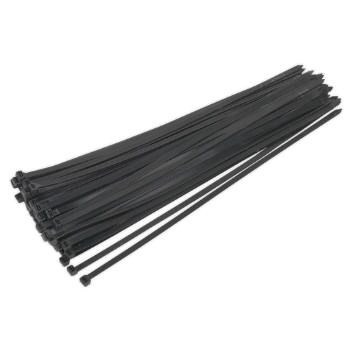 [CT65012P50] Cable Tie 650 x 12mm, Black - Pack of 50