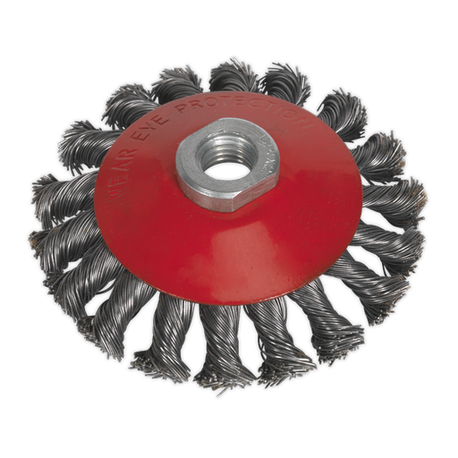 [CWB100] 100mm Conical Wire Brush M10 x 1.5mm
