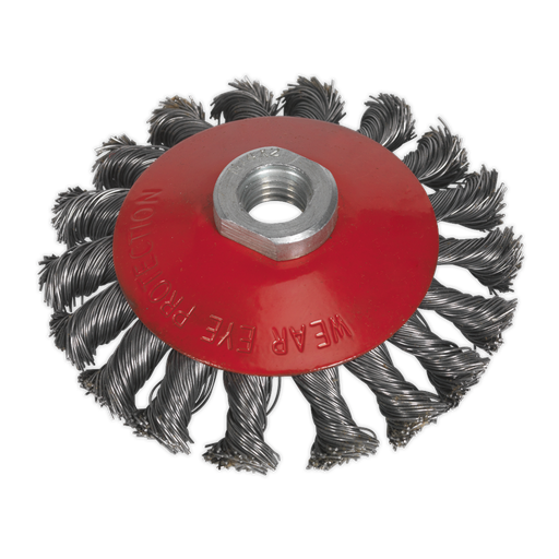 [CWB101] 100mm Conical Wire Brush M14 x 2mm