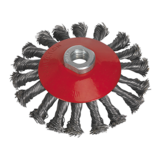 [CWB115] 115mm Conical Wire Brush M14 x 2mm