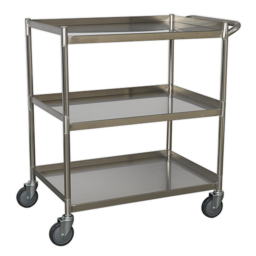 [CX410SS] Premier™ Stainless Steel Workshop Trolley 3-Level