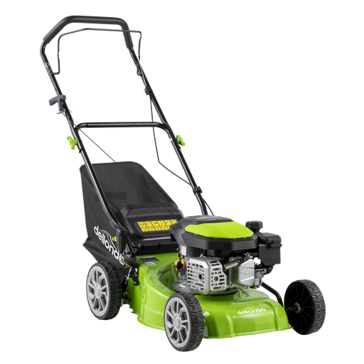 [DG100] Dellonda Hand-Propelled Petrol Lawnmower Grass Cutter, 127cc 17"/41cm 4-Stroke