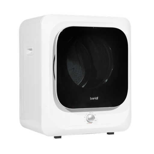 [DH192] Baridi Tabletop Tumble Dryer with Analogue Controls 2.5kg Capacity - White
