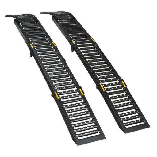 [FCR500] Steel Folding Loading Ramps 500kg Capacity - Pair