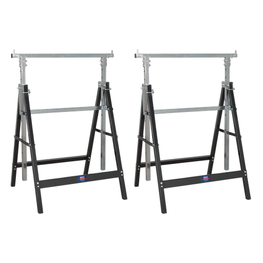 [FDT32] Fold Down Telescopic Trestle 200kg Capacity - Pair