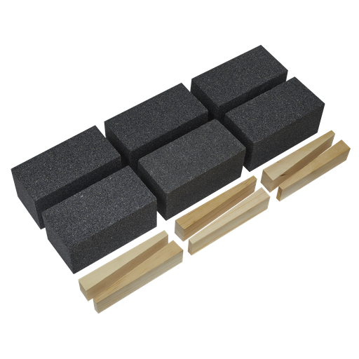 [FGB24] Worksafe® 50 x 50 x 100mm Floor Grinding Block 24Grit - Pack of 6