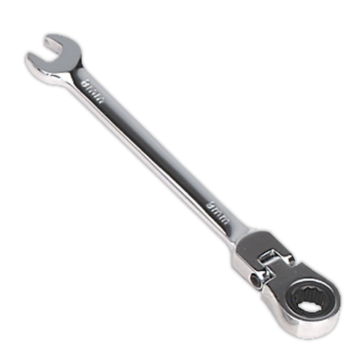 [FHRCW08] Premier Flexi-Head Ratchet Combination Spanner 8mm