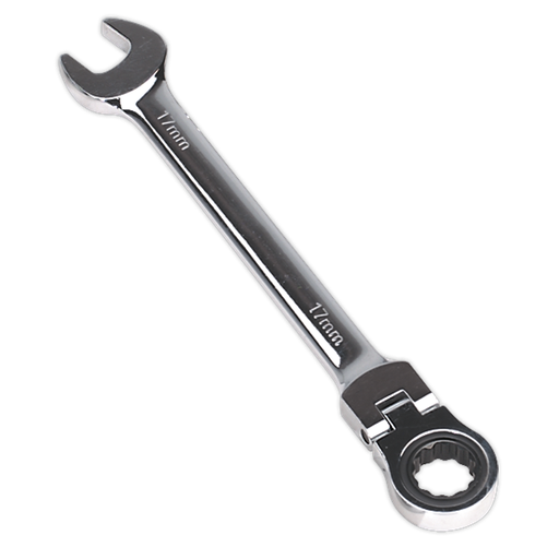 [FHRCW17] Premier Flexi-Head Ratchet Combination Spanner 17mm