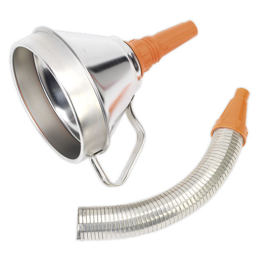 [FM16F] Metal Flexible Spout Funnel with Filter 160mm