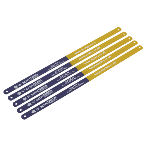 [HSB0524] HSS Bi-Metal Hacksaw Blade 24tpi 300mm - Pack of 5