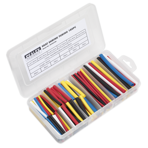 [HST501MC] Heat Shrink Tubing Assortment 50 & 100mm 180pc - Mixed Colours