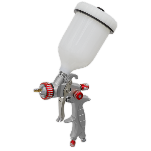 [HVLP01] Premier Professional HVLP Gravity Feed Spray Gun 1.3mm Set-Up