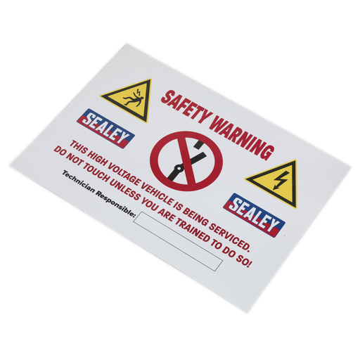 [HYBRIDSIGN] Hybrid/Electric Vehicle Warning Sign