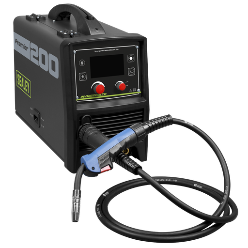 [INVMIG200LCD] Premier MIG, TIG & MMA Inverter Welder with LCD Screen 200A
