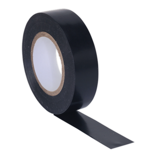 [ITBLK10] PVC Insulating Tape 19mm x 20m, Black - Pack of 10