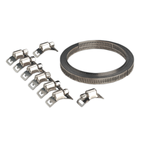 [JC97] Self-Build Hose Clip Set 8mm Band Width
