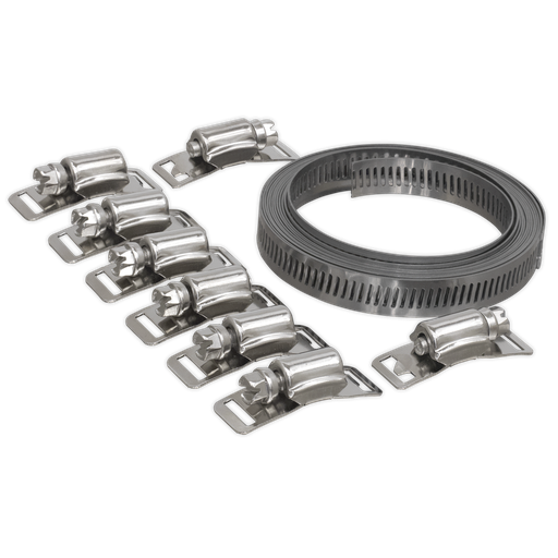 [JC972] Self-Build Hose Clip Set 12.7mm Band Width