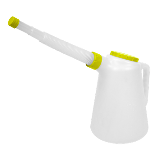 [JDL5L] Oil Container with Flexible Spout 5L - Lime Lid
