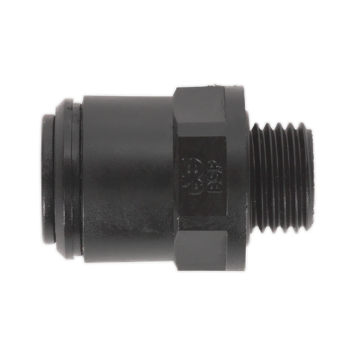 [JGC614] John Guest® Speedfit® Straight Adaptor 6mm x 1/4"BSP - Pack of 5