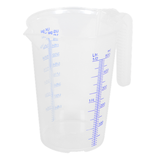 [JT0500] Translucent Measuring Jug 0.5L