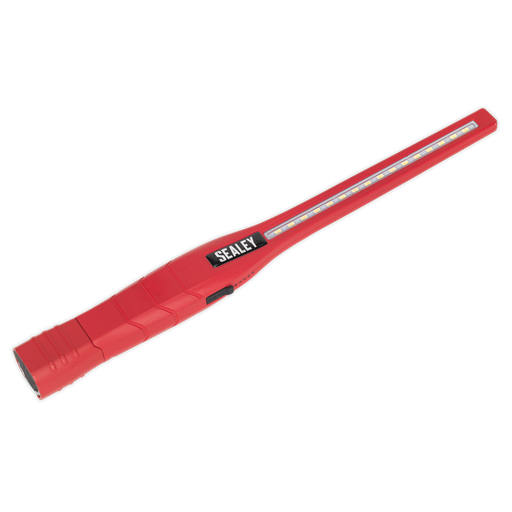 [LED3604R] Rechargeable 360° Slim Inspection Light 8W & 1W SMD LED - Red