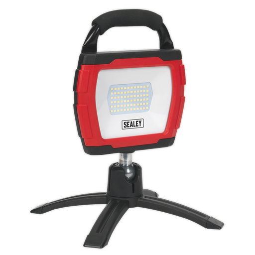 [LED360FR] Rechargeable 360° Floodlight 36W SMD LED Portable - Red