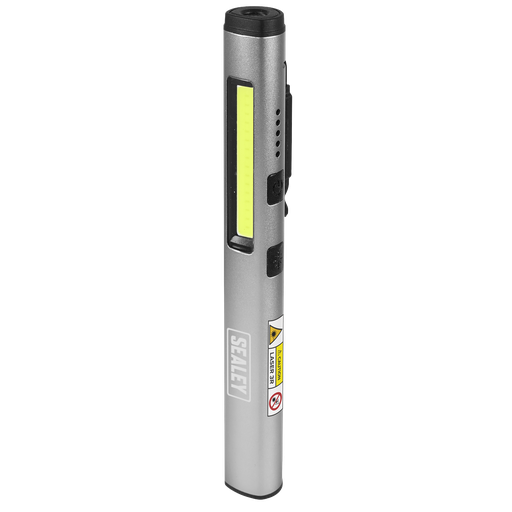 [LED450UV] Rechargeable UV Penlight Torch with Laser Pointer 5W COB & 3W SMD LED