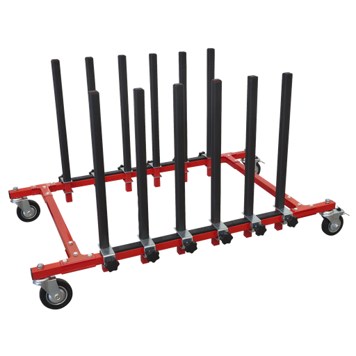 [MK76] 5 Panel Mobile Storage Rack