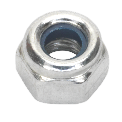 [NLN4] Zinc Plated Nylon Locknut M4, DIN 982 - Pack of 100