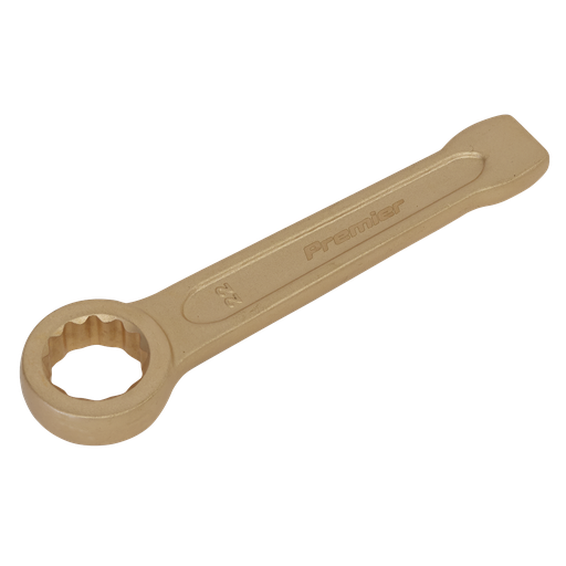 [NS028] Premier Non-Sparking Ring End Slogging Spanner 22mm