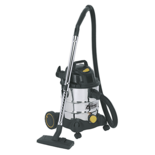 [PC200SD110V] Vacuum Cleaner Wet & Dry Stainless Drum 20L 1250W/110V