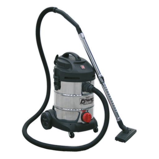 [PC300SD] 30L Vacuum Cleaner Stainless Steel Drum 1400W/230V