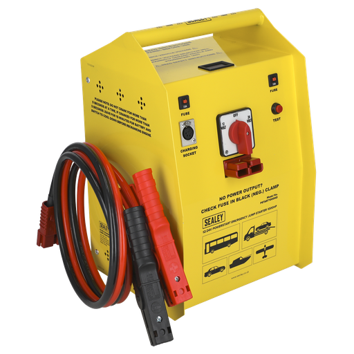 [PSTART1000HD] 12/24V Emergency Heavy-Duty Jump Starter 1000hp Start