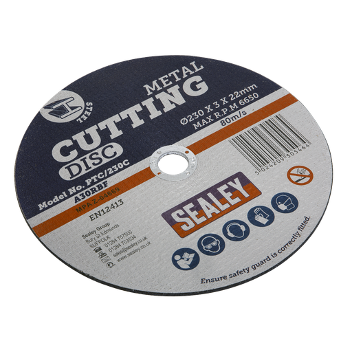 [PTC/230C] 230 x 3mm Cutting Disc 22mm Bore