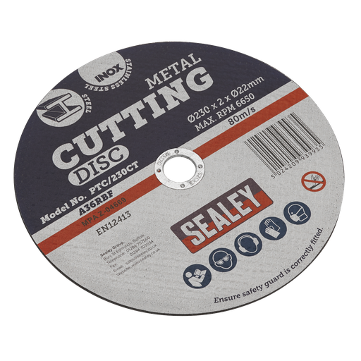 [PTC/230CT] 230 x 2mm Cutting Disc 22mm Bore