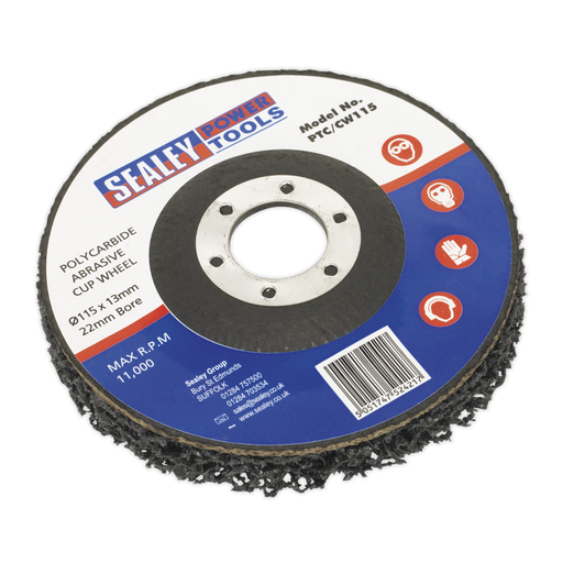[PTC/CW115] Polycarbide Cup Wheel 115 x 13 x 22mm