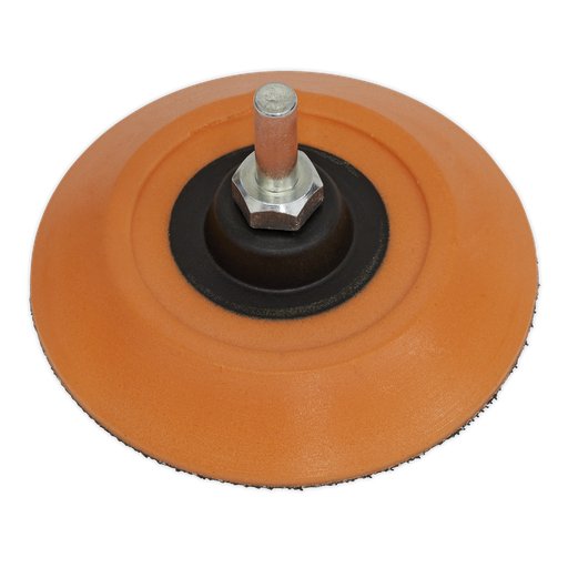 [PTC75HLM] 75mm Hook-and-Loop Backing Pad on 6mm Shaft