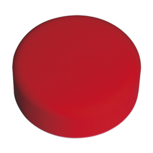 [PTCCHV150R] Hook-and-Loop Buffing & Polishing Foam Head 150 x 50mm - Red/Ultra-Soft