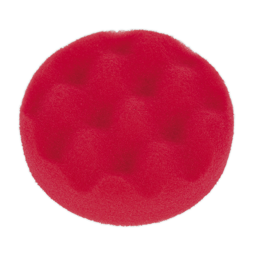 [PTCCHW80R] Hook-and-Loop Buffing & Polishing Foam Head 80 x 25mm - Red/Ultra-Soft