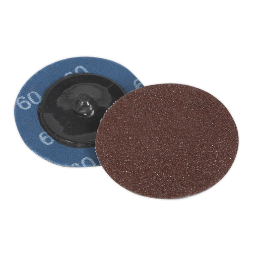 [PTCQC5060] 50mm Quick Change Sanding Disc 60Grit - Pack of 10