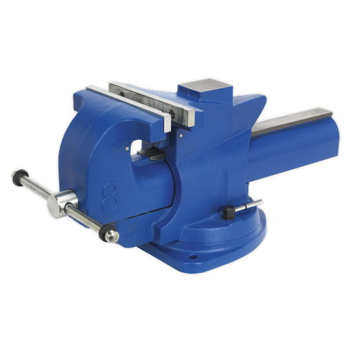 [QAV200] Quick Action Cast Iron Vice with Swivel Base 200mm