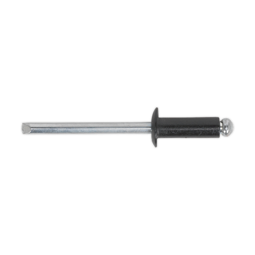 [RAB4010S] Aluminium Standard Flange Rivet 4 x 10mm, Black - Pack of 200