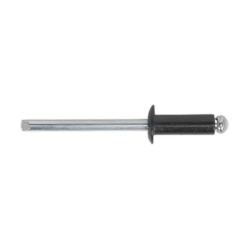 [RAB4814S] Aluminium Standard Flange Rivet 4.8 x 14mm, Black - Pack of 200