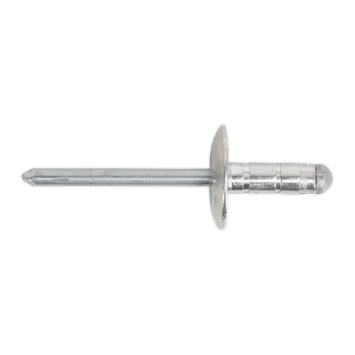 [RM4813L] Aluminium Multi-Grip Large Flange Rivet 4.8 x 13mm - Pack of 200