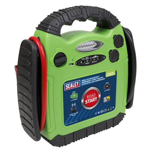 [RS1322HV] RoadStart® 12V Emergency Jump Starter with Air Compressor 900 Peak Amps